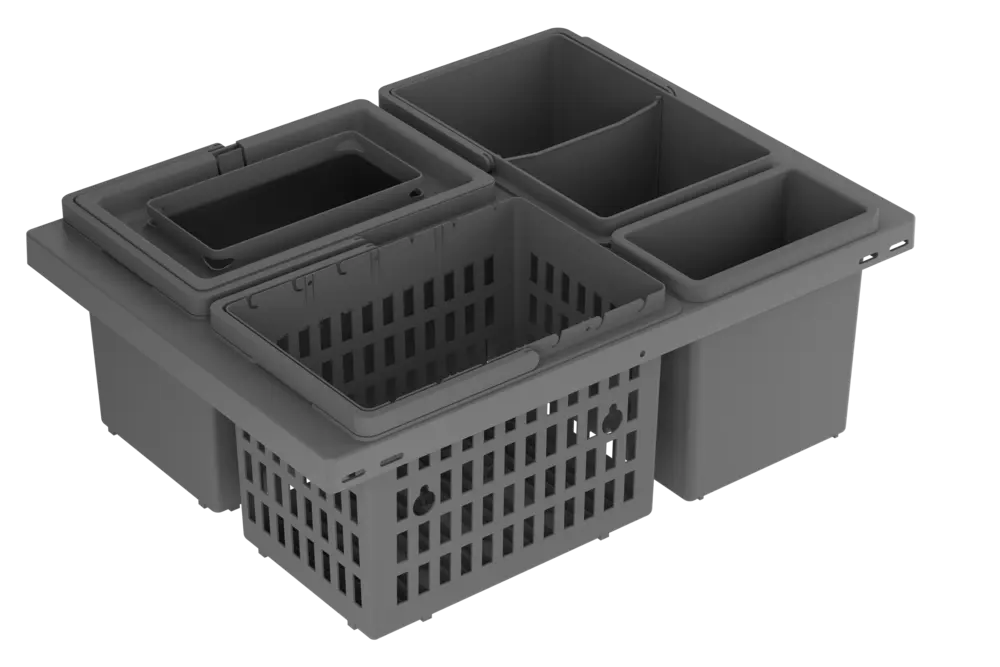 Product image of CUBE BASIC LOW 600 ECO, dark grey